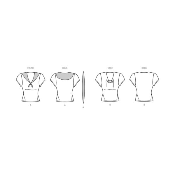 knowME Schnittmuster - ME2078 - Shirt für Damen, Matrosenshirt – Bild 6