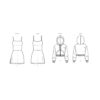 knowME Schnittmuster - ME2080 - Shirtkleid, Kapuzenjacke – Bild 6
