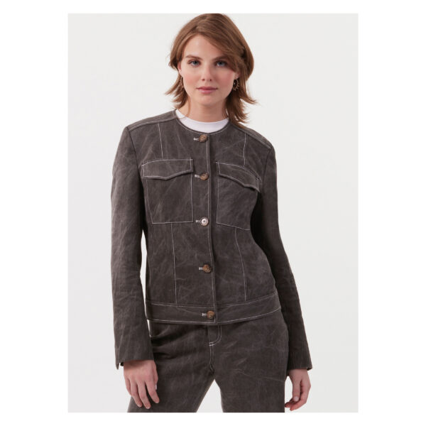 McCalls Schnittmuster M8474 - Jeansjacke ohne Kragen für Damen – Bild 2