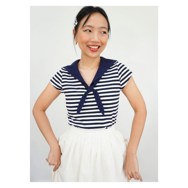 knowME Schnittmuster - ME2078 - Shirt für Damen, Matrosenshirt – Bild 2