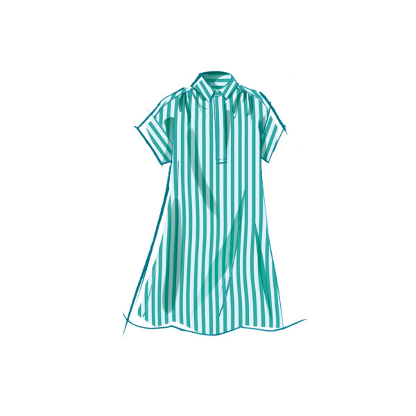 McCalls Schnittmuster M8449 - sommerliches Kleid, Hemdkleid – Bild 3