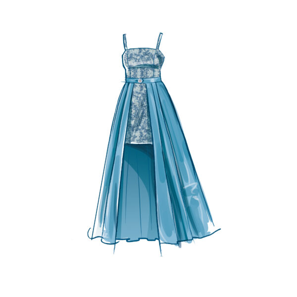 McCalls Schnittmuster M8450 - Kleid, Overall, Überrock – Bild 2
