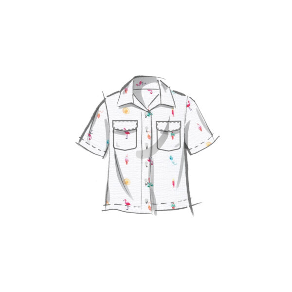 McCalls Schnittmuster M8462 - Hemd, Shorts, Hose, Kleid für Kinder – Bild 5