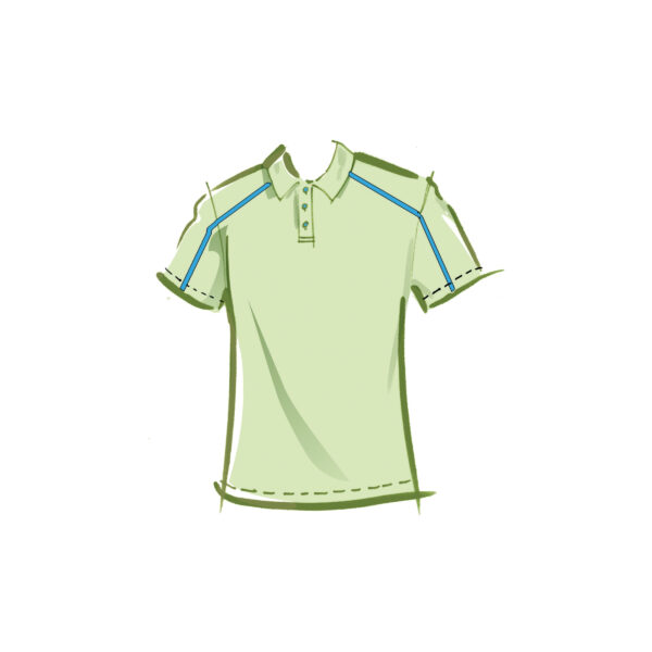 McCalls Schnittmuster M8485 - Herrenhemd, Polohemd, Shorts, Tennisdress für Herren – Bild 7