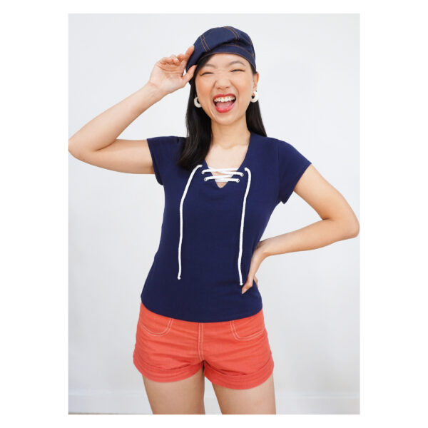 knowME Schnittmuster - ME2078 - Shirt für Damen, Matrosenshirt – Bild 3