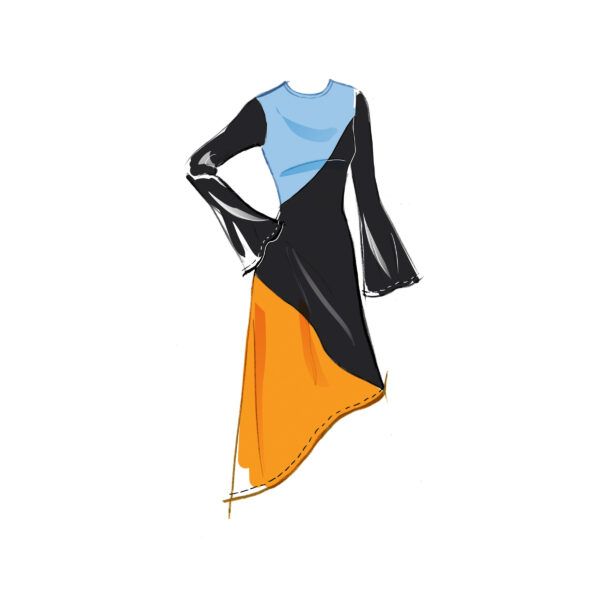 McCalls Schnittmuster M8448 - sommerliches Kleid mit Teilungsnähten – Bild 4