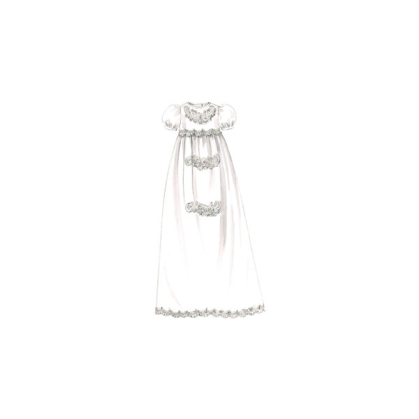 McCalls Schnittmuster M8460 - Taufkleid und Mützchen – Bild 4