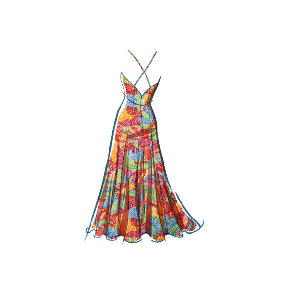 McCalls Schnittmuster M8475 - Sommerkleid mit Spaghettiträgern – Bild 5