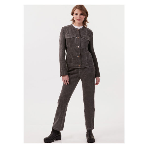McCalls Schnittmuster M8474 - Jeansjacke ohne Kragen für Damen – Bild 4