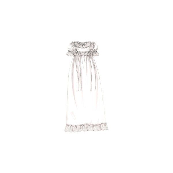 McCalls Schnittmuster M8460 - Taufkleid und Mützchen – Bild 6