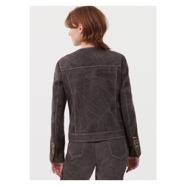 McCalls Schnittmuster M8474 - Jeansjacke ohne Kragen für Damen – Bild 3