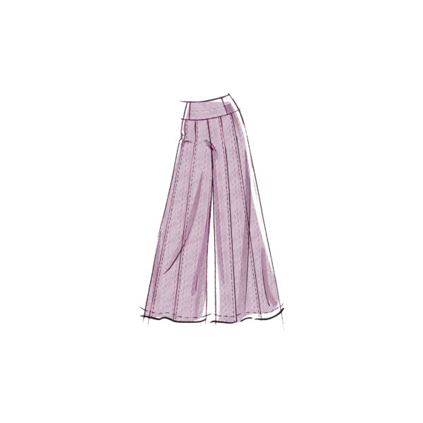 McCalls Schnittmuster M8456 - legere weite Hose mit Oberteil – Bild 7
