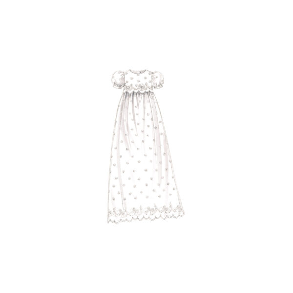 McCalls Schnittmuster M8460 - Taufkleid und Mützchen – Bild 8