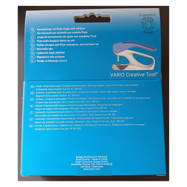 Werkzeugset für Prym Ösen mit Scheiben in Ø 11 und 14 mm, 673 127, VARIO Creative Tool – Bild 2