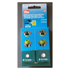 Werkzeug-Set für Prym Hohlnieten mit Ø 7,5 mm und 9 mm, Zubehör für Vario