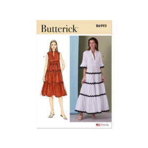 Butterick Schnittmuster - B6993 - sommerliches Kleid mit Stufenrock