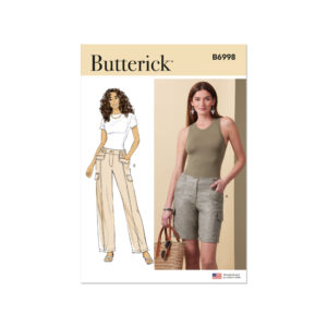 Butterick Schnittmuster - B6998 - sportliche Damenhose, Shorts