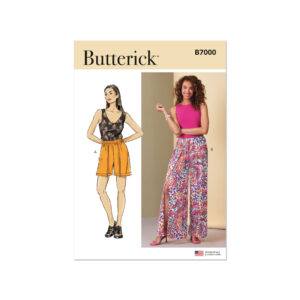 Butterick Schnittmuster - B7000 - lässige Sommerhose oder Shorts für Damen