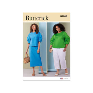 Butterick Schnittmuster - B7002 - Bluse, Hose, Rock, schlichte Eleganz