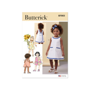 Butterick Schnittmuster - B7003 - Schürzenkleid für Kleinkind