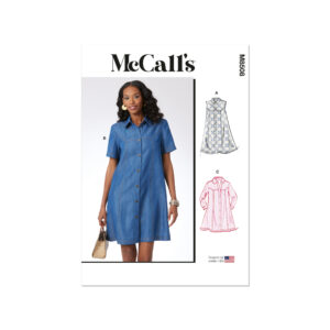 McCalls Schnittmuster M8508 - schlichtes, kurzes Blusenkleid