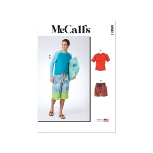McCalls Schnittmuster M8517 - Bade- und Strandmode für Herren