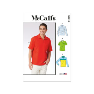 McCalls Schnittmuster M8518 - Herren Shirt, Poloshirt, Herrenhemd