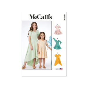 McCalls Schnittmuster M8520 - Mädchenkleid mit Wickeloberteil