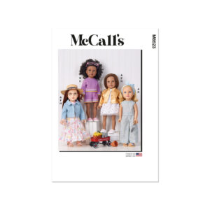 McCalls Schnittmuster M8523 - Puppenkleider, für 46 cm große Puppe