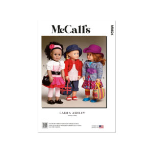 McCalls Schnittmuster M8524 - Puppenkleider, für 46 cm große Puppe