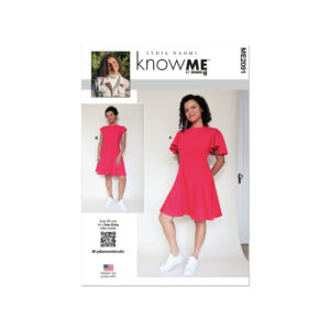 knowME Schnittmuster - ME2091 - schickes Sommerkleid mit Flügelärmeln