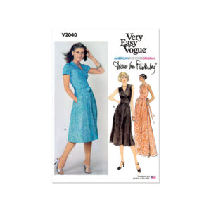 Vogue Schnittmuster V2040 -  sommerliches Wickelkleid
