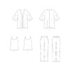 Butterick Schnittmuster - B7001 - Damenset aus Hose, Top und leichter Jacke – Bild 8