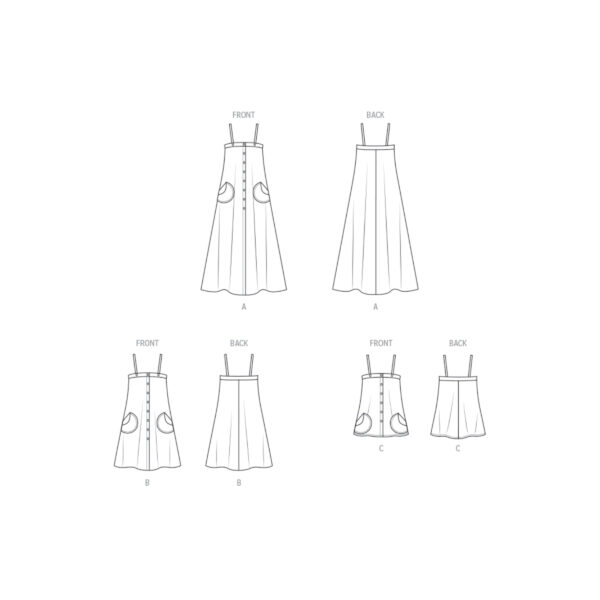 McCalls Schnittmuster M8499 - Vintage - Trägerkleid und Bluse im Stil der 70er Jahre – Bild 7