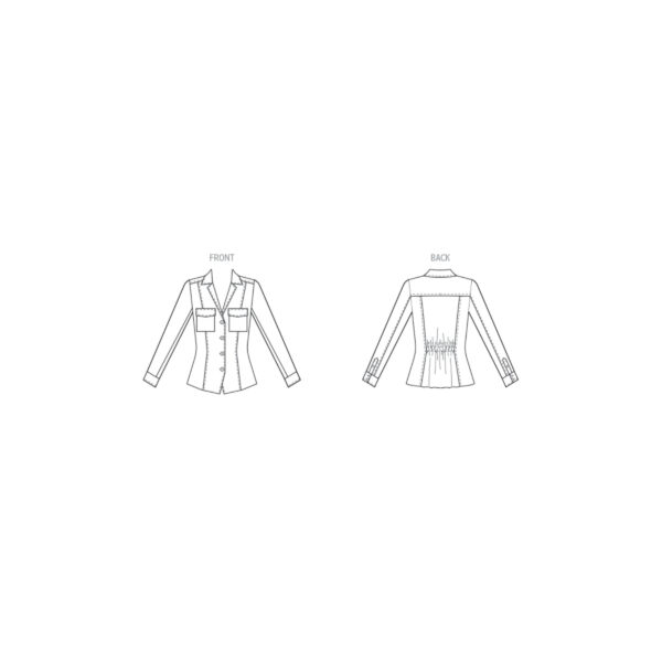 McCalls Schnittmuster M8504 - sportliche, kurze Damenjacke – Bild 6