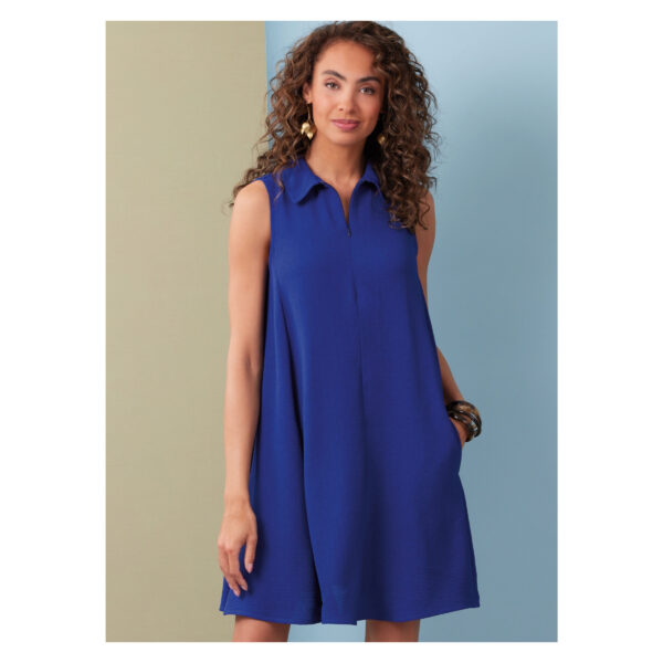 Butterick Schnittmuster - B6994 - Sommerkleid mit kleinem Kragen,  A-Form – Bild 2