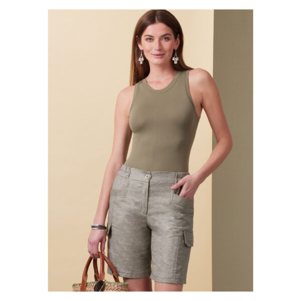 Butterick Schnittmuster - B6998 - sportliche Damenhose, Shorts – Bild 2