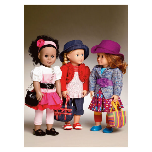 McCalls Schnittmuster M8524 - Puppenkleider, für 46 cm große Puppe – Bild 2