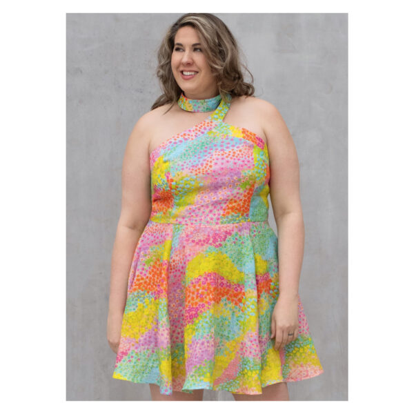 knowME Schnittmuster - ME2085 - schulterfreies Kleid mit raffiniertem Ausschnitt – Bild 2