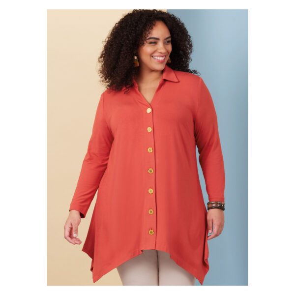 Butterick Schnittmuster - B6997 - Zipfelbluse mit mit kleinem Hemdkragen – Bild 3