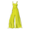 McCalls Schnittmuster M8513 - eleganter Sommeroverall mit weitem Bein, starke Größen – Bild 3