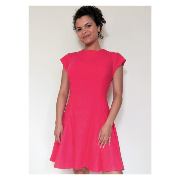 knowME Schnittmuster - ME2091 - schickes Sommerkleid mit Flügelärmeln – Bild 3