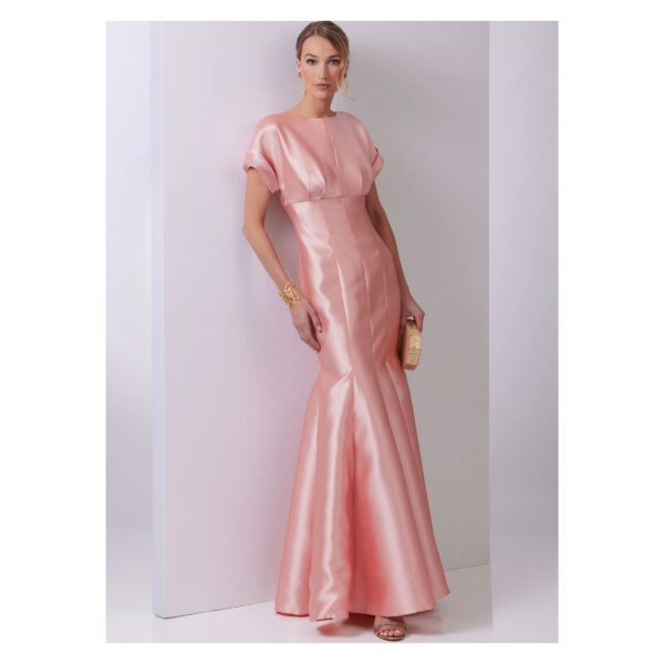 Vogue Schnittmuster - V2027 - ausgefallenes Abendkleid, Godetfalten – Bild 3