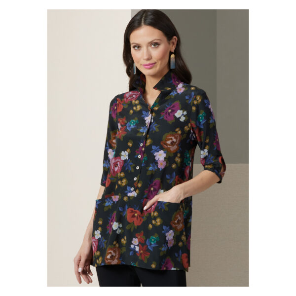 Vogue Schnittmuster - V2030 - Tunika, Bluse mit Knopfleiste – Bild 3