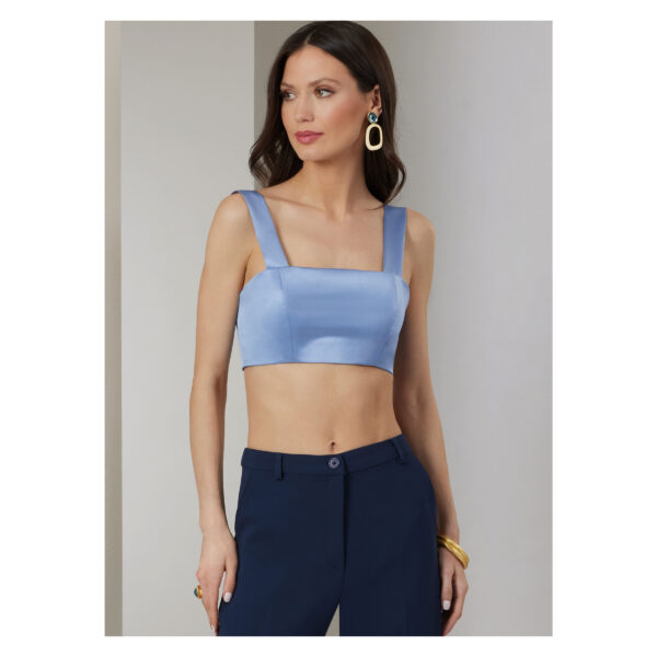 Vogue Schnittmuster - V2037 - elegante Damenhose, Top und lange Bluse – Bild 3