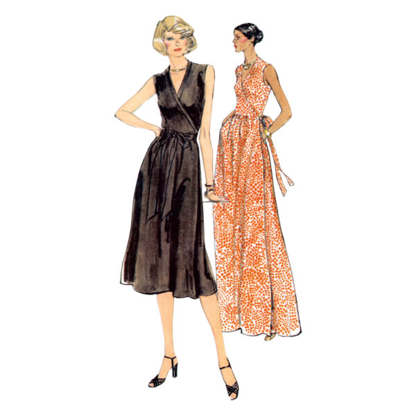 Vogue Schnittmuster V2040 -  sommerliches Wickelkleid – Bild 3