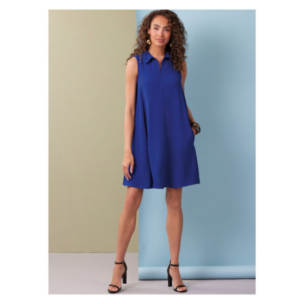 Butterick Schnittmuster - B6994 - Sommerkleid mit kleinem Kragen,  A-Form – Bild 4
