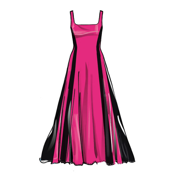 McCalls Schnittmuster M8513 - eleganter Sommeroverall mit weitem Bein, starke Größen – Bild 4