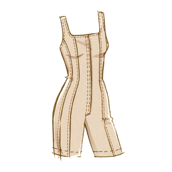 McCalls Schnittmuster M8514 - ärmelloser Sommeroverall, Catsuit – Bild 4