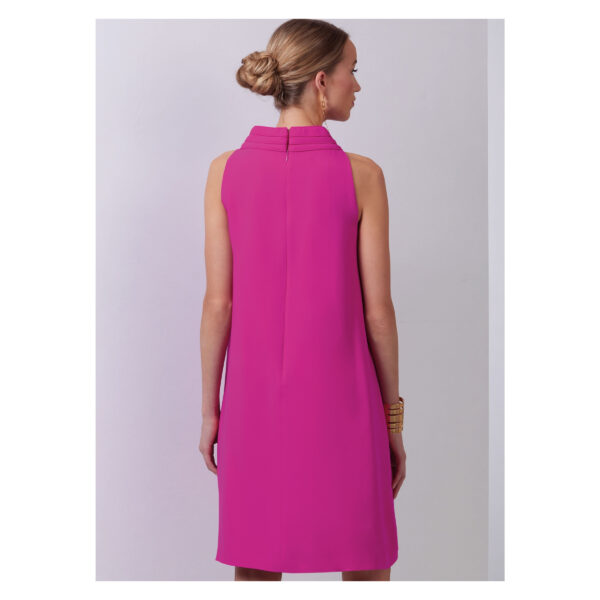 Vogue Schnittmuster - V2023 - ärmelloses Abendkleid mit breitem Halsbündchen – Bild 4